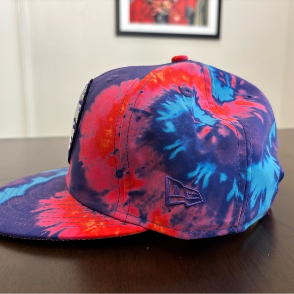 Mishka x New Era Keep Watch SnapBack Hat Tie Dye (Pink, Purple, Blue) - One Size - Picture 2 of 7